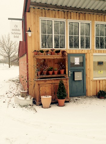 Ölmühle Schönefeld, Winteraufnahme, Außenansicht, Gasselstiege, Münster